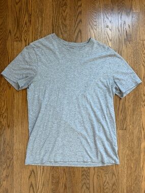 Vince Light Heather Gray Crew Neck Short Sleeve Tee